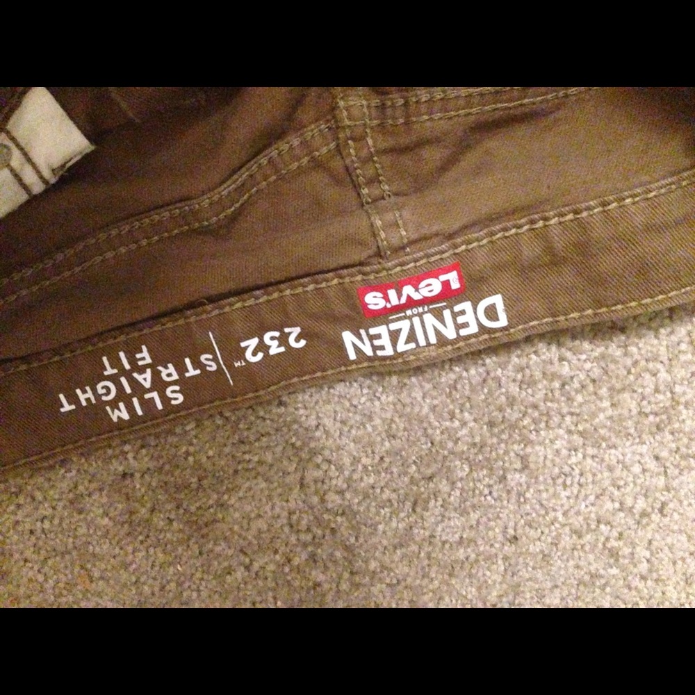 Slim Straight Fit Brown Jeans